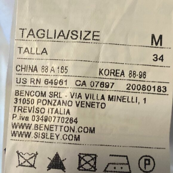 Stile Benetton Y2K Babydoll Floral Summer Empire Short Dress Women's Size Medium - Picture 13 of 14